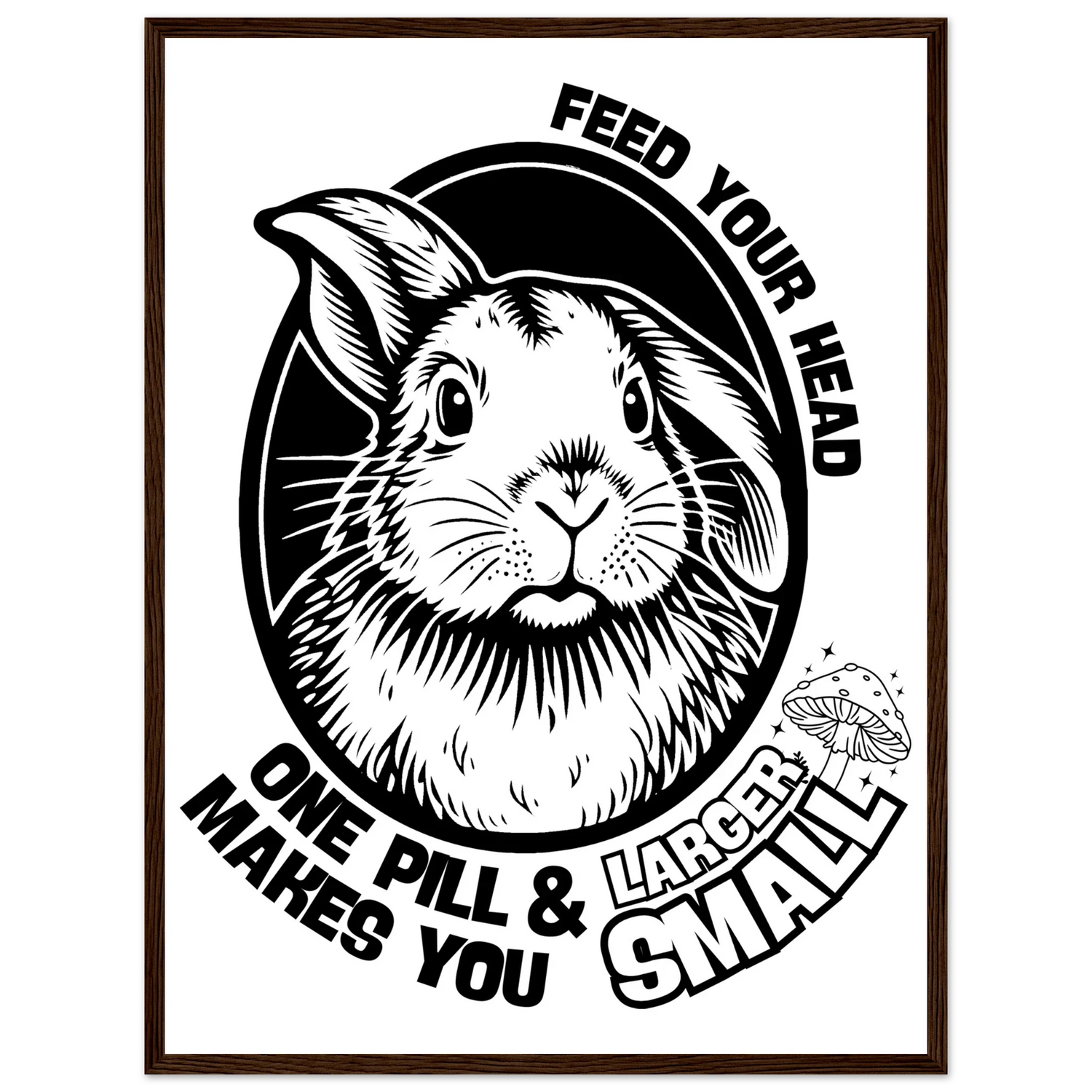 Matte Paper Wooden Framed Poster