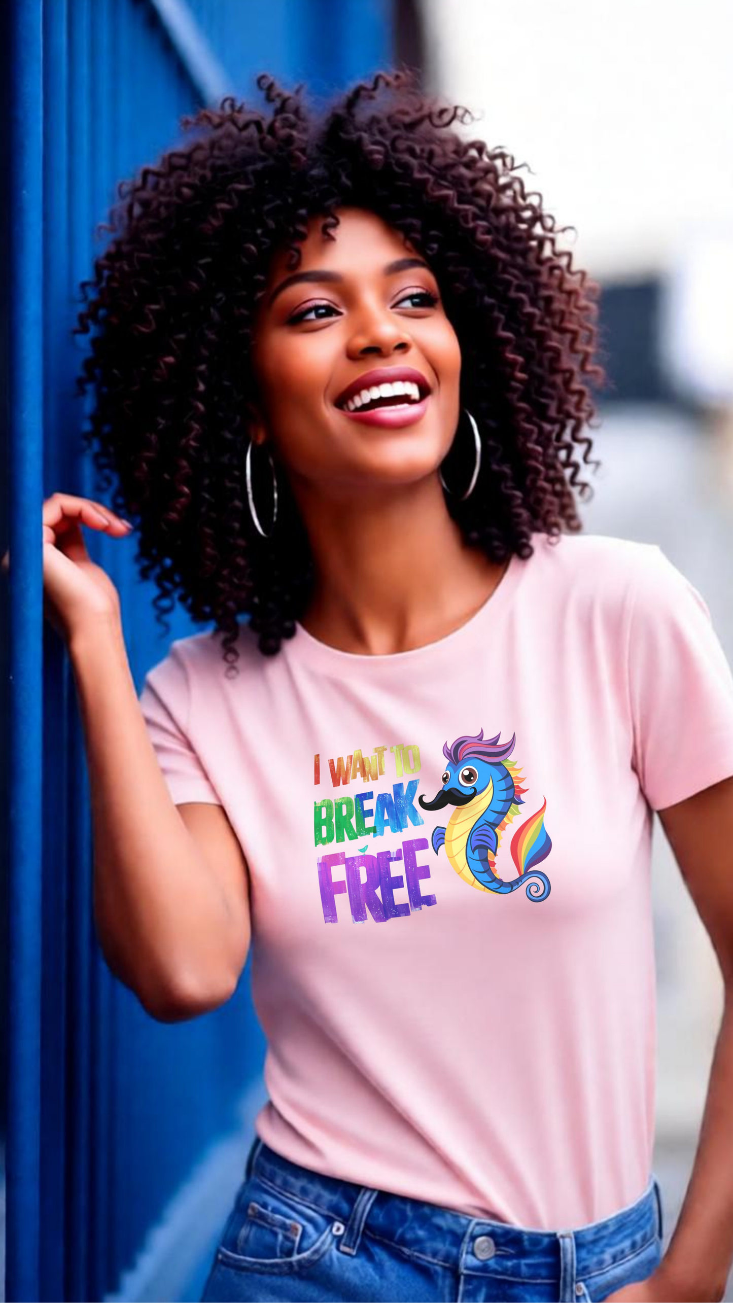 I Want To Break Free C-0010-L | Unisex Crewneck Light T-shirt